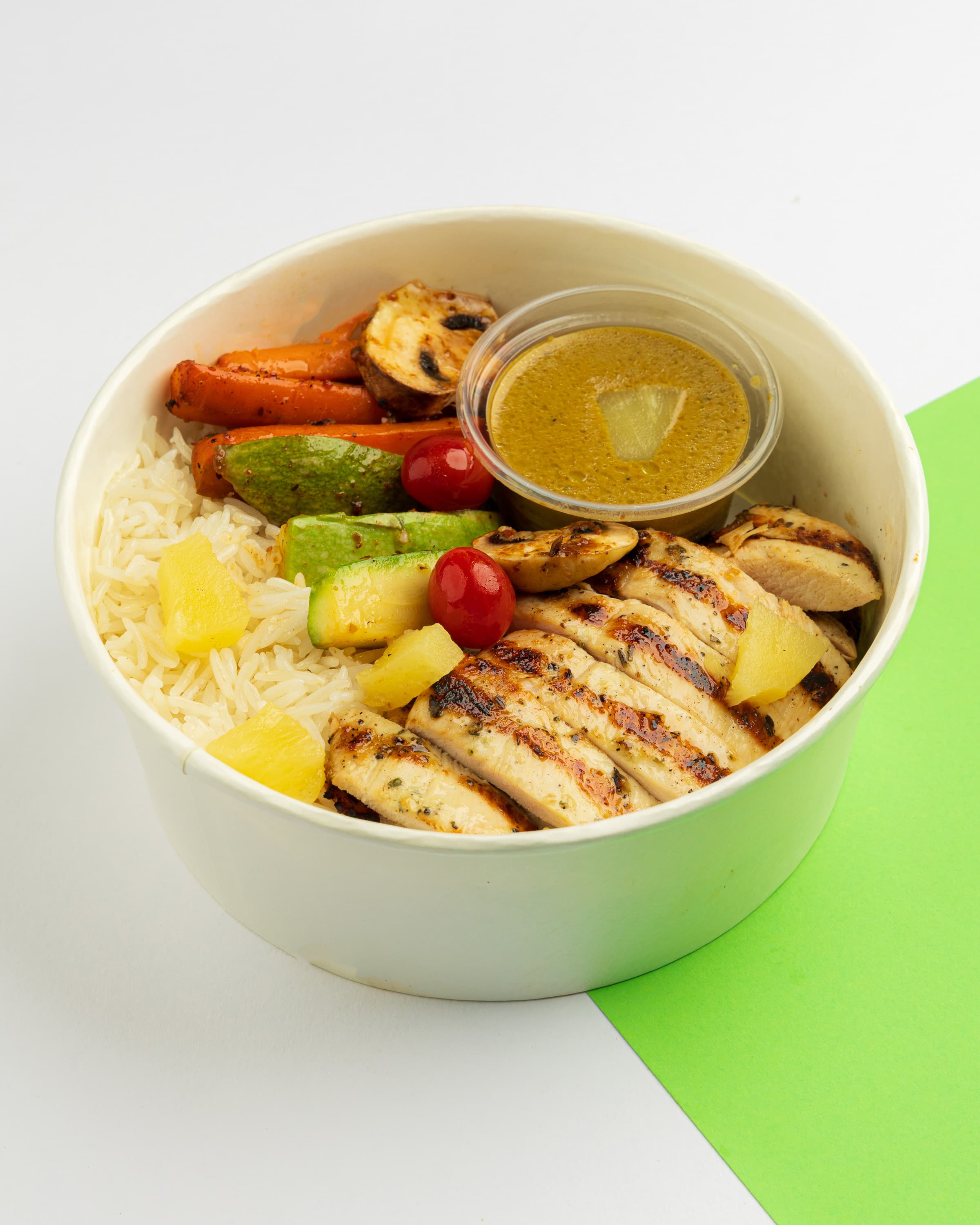 Chicken mushroom bowl